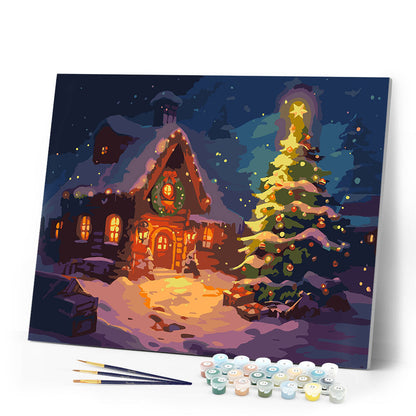 Snowy Christmas Cottage