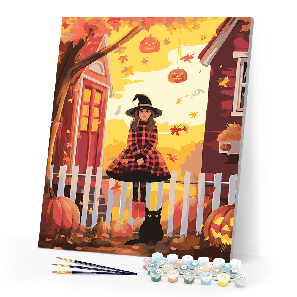 Little Witch and Her Black Cat