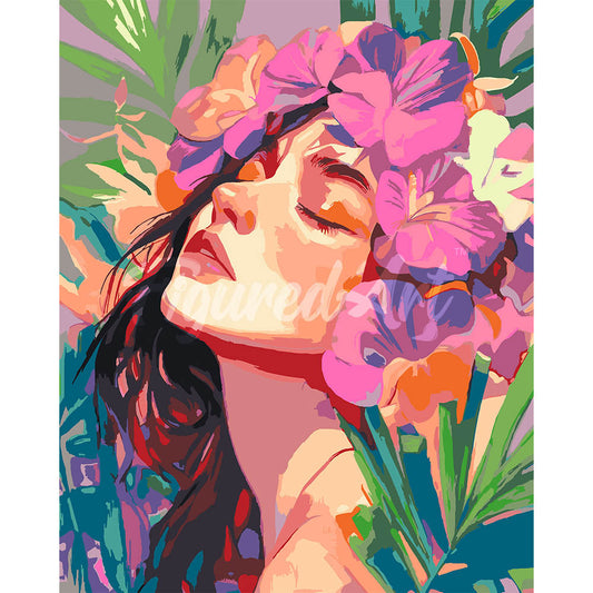 Floral Pretty Girl