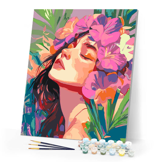 Floral Pretty Girl