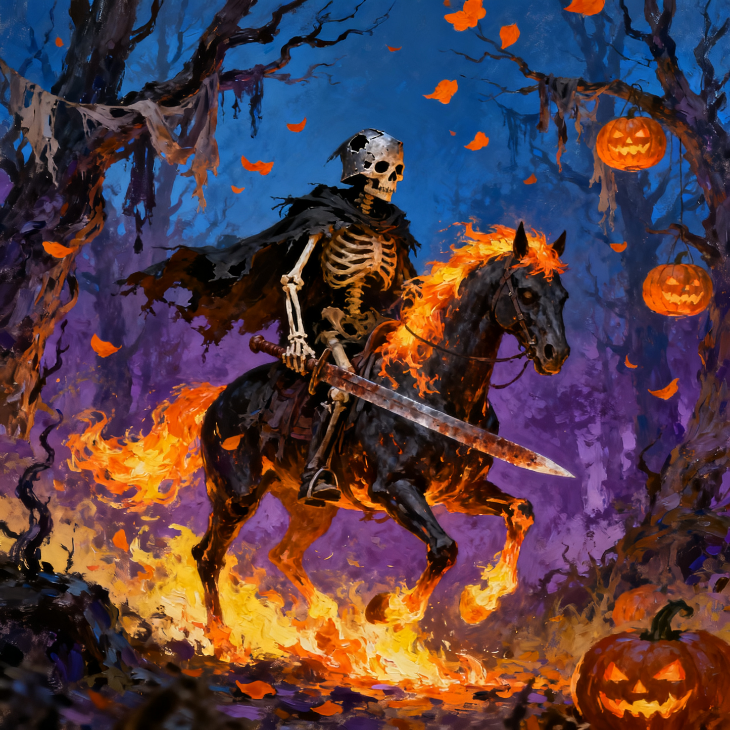 Ghost Rider - Paint by Numbers