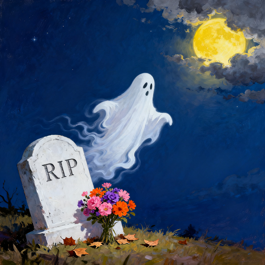 Ghost Cemetery - Paint by Numbers