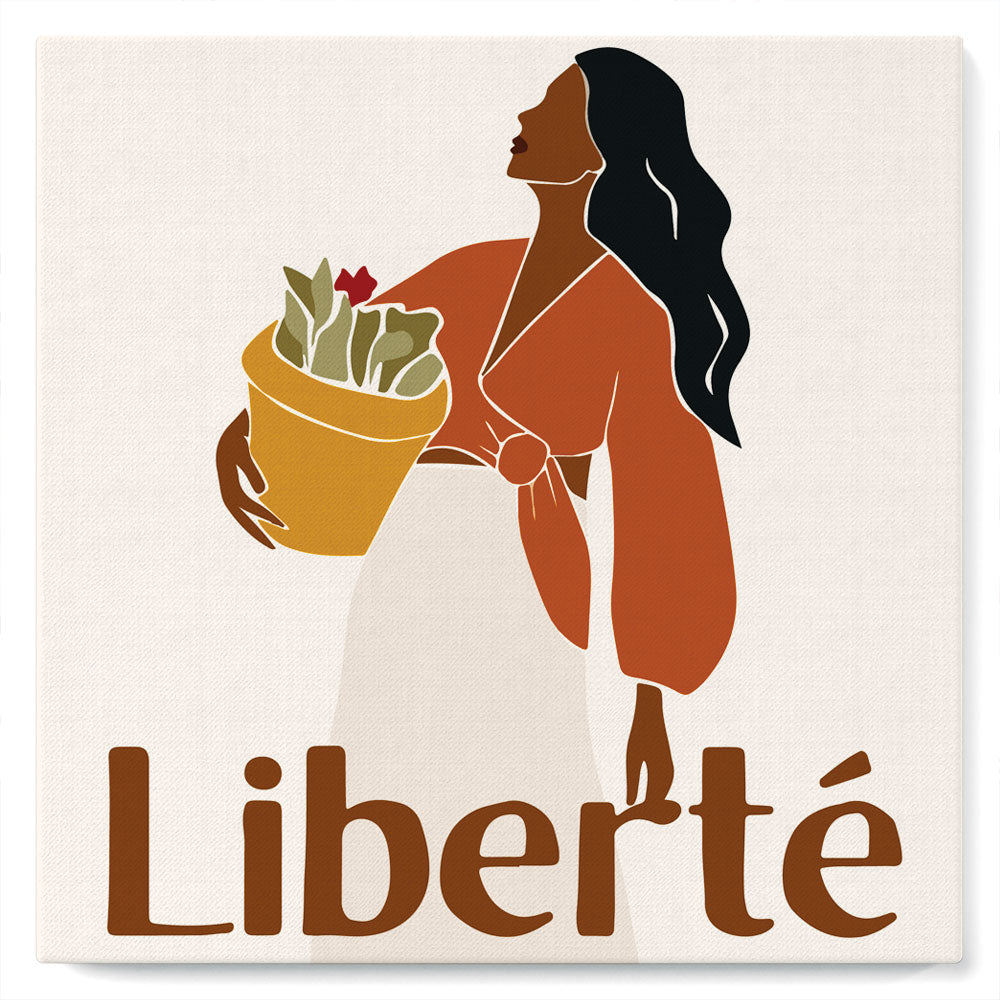 Mini Paint by numbers 8x8 framed - Beauty and Liberty