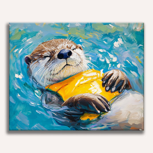 Träumender Otter