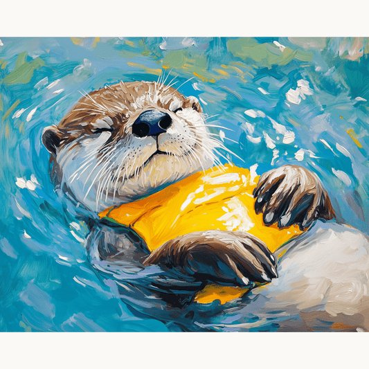 Träumender Otter