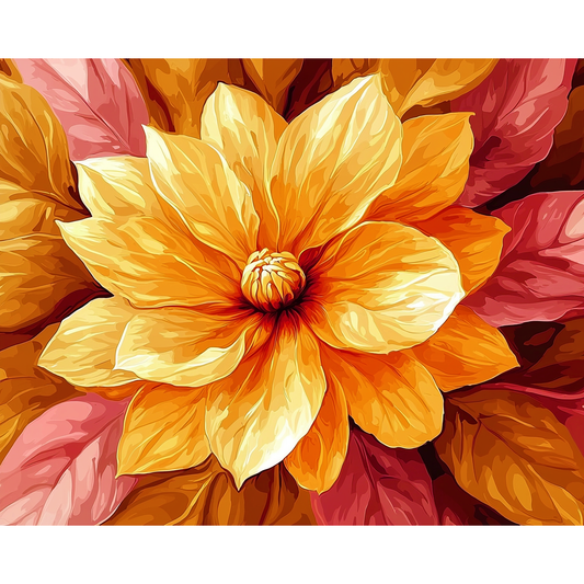 Vergoldete Blüte