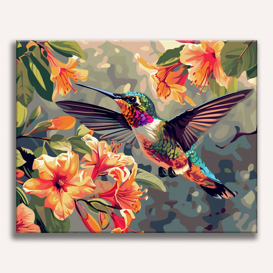 Kolibris tanzen