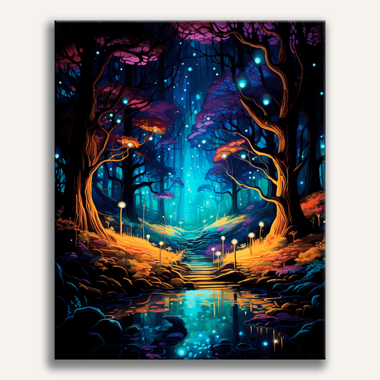Mystisches Waldglühen
