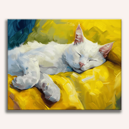 Schläfrige Katze
