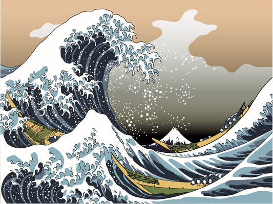 Die große Welle vor Kanagawa